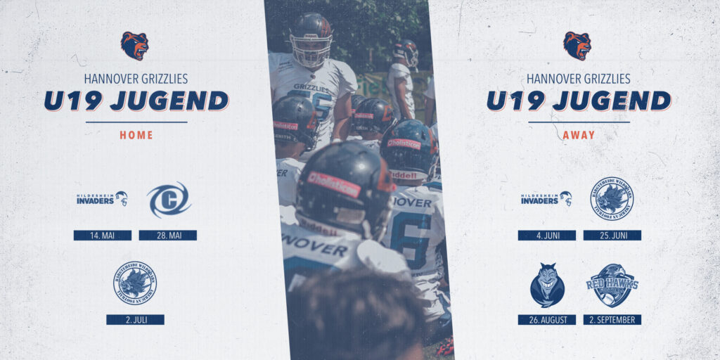 Hannover Grizzlies U19 Spielplan