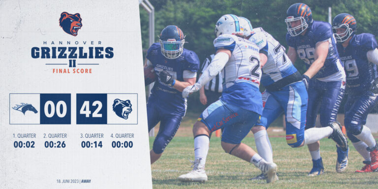 Stallions vs Grizzlies II, Endstand: 0:42